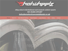 Tablet Screenshot of hot-wheelz.co.uk